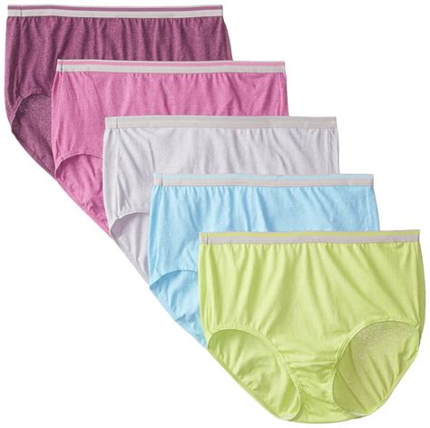 Fruit Of The Loom Fit For Me Women`s 5pk Beyond Soft Briefs 9