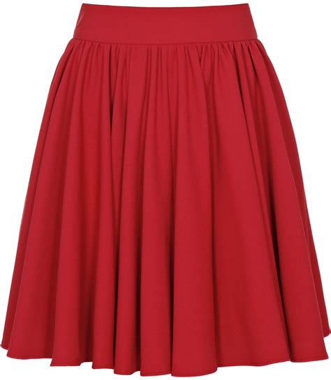 Lyst Reiss Alana Full Gathered Skirt In Red
