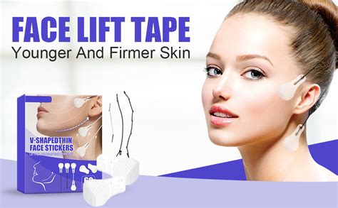 Face Lift Tape 60 Pcs Face Tape Lifting Invisible Ultra Thin And Waterproof Instant Face Lift
