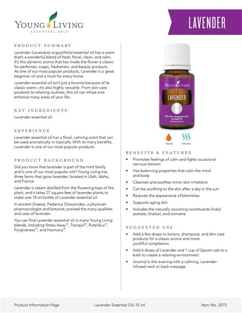 Young Living Lavender Essential Oil Single By Divinejd Issuu