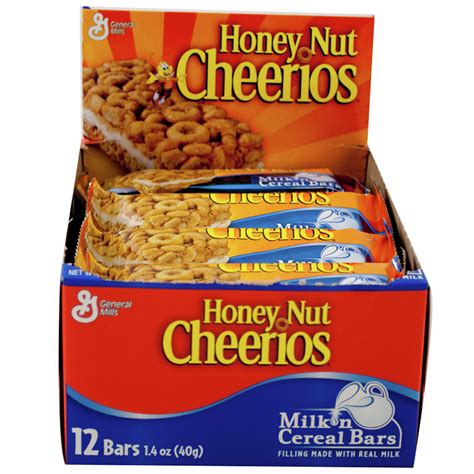 Honey Nut Cheerios™ Milk N Cereal Bars 12 Ct 142 Oz General Mills