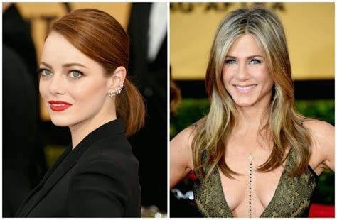 Sagawards Jennifer Aniston And Emma Stone Get The Look Jennifer