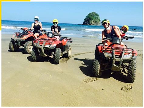 White Sand South Beach Atv Tour Conchal Costa Rica Flamingo Adventures Tours