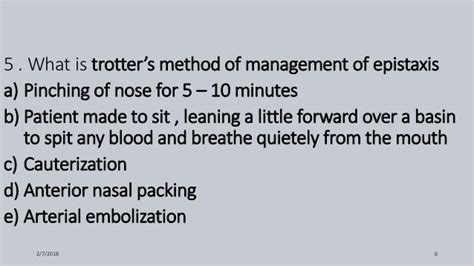 Management Of Epistaxis In Primary Care