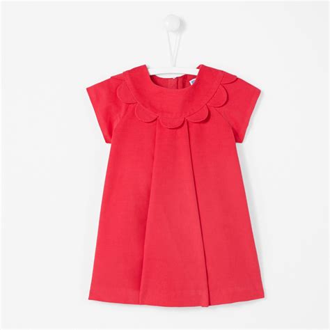 Robe bébé fille en velours milleraies Idées vestimentaires Robe