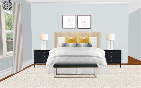 Modern Transitional Classic Contemporary Bedroom Design By Havenly