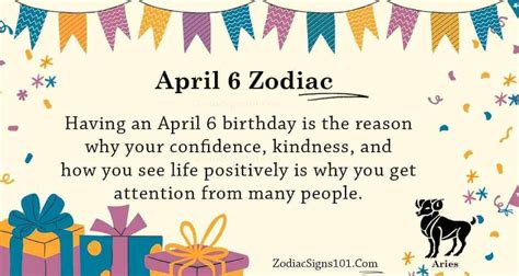 April 6 Zodiac Is Aries Birthdays And Horoscope Zodiacsigns101