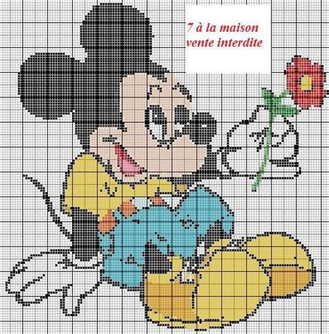 Laisser un commentaire annuler la réponse. grille gratuite au point de croix Mickey - Le blog de 7 à ...