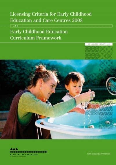 Licensing Criteria For Early Childhood Education And Care Centres