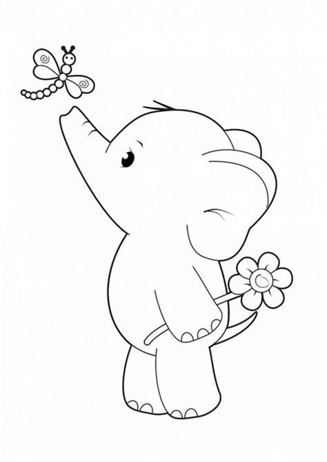 Free And Easy To Print Elephant Coloring Pages Tulamama