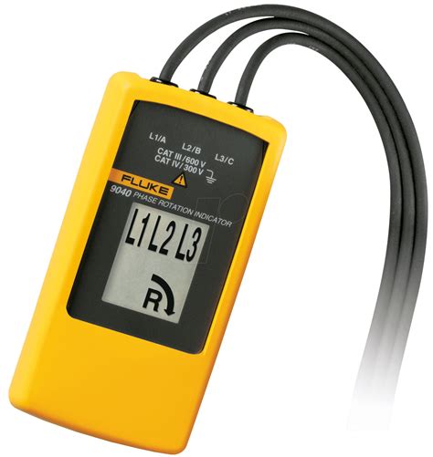 Fluke 9040 3 Phase Rotation Indicator Industrial And Scientific