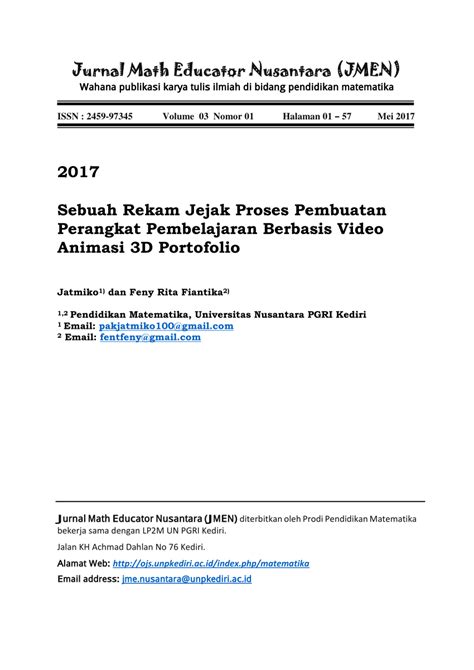 Animasi 3d merupakan animasi yang dibuat dengan menggunakan model seperti yang berasal dari lilin, clay jenis animasi 3d secara keseluruhan, jenis animasi 3d menggunakan teknik runtun kerja yang berdasarkan bentuk dan bahan yang digunakan, termasuk dalam jenis animasi ini adalah Metode Yang Biasa Digunakan Dalam Membuat Skripsi Animasi ...