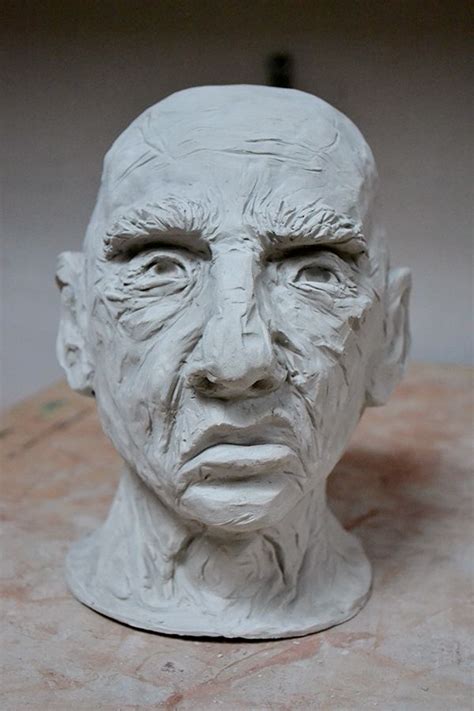 Clay Head Sculpt On Behance Sculpture Clay Sculpture Art Drawings