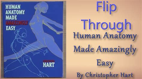 Human Anatomy Made Amazingly Easy Flip Through Drawing Book By