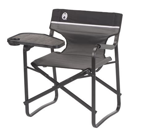 Coleman Aluminum Deck Chair With Swivel Table Buy Online In United