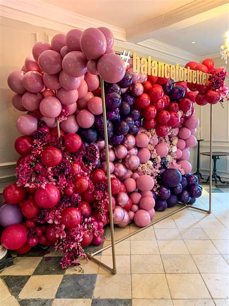 Floral And Balloon Backdrops By Bubblegum Balloons Balloons Balloon