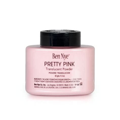 Ben Nye Classic Translucent Face Powder Pretty Pink | Camera Ready