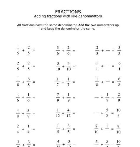 Check spelling or type a new query. 4th Grade Equivalent Fractions Worksheet Pdf | schematic ...