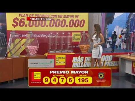 1177, serie 131 ($ 20 millones). RESULTADOS SORTEO LOTERÍA DE BOGOTÁ 2363 (17/11/16) - YouTube