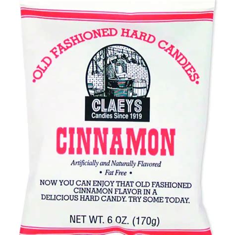 Nostalgic Old Fashioned Claeys Cinnamon Sanded Hard Candy Mellow Monkey
