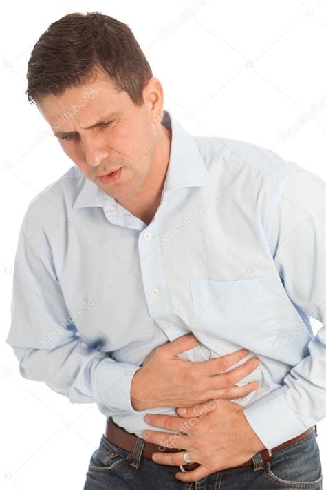 Man With Stomach Cramps — Stock Photo © Farina6000 37101047