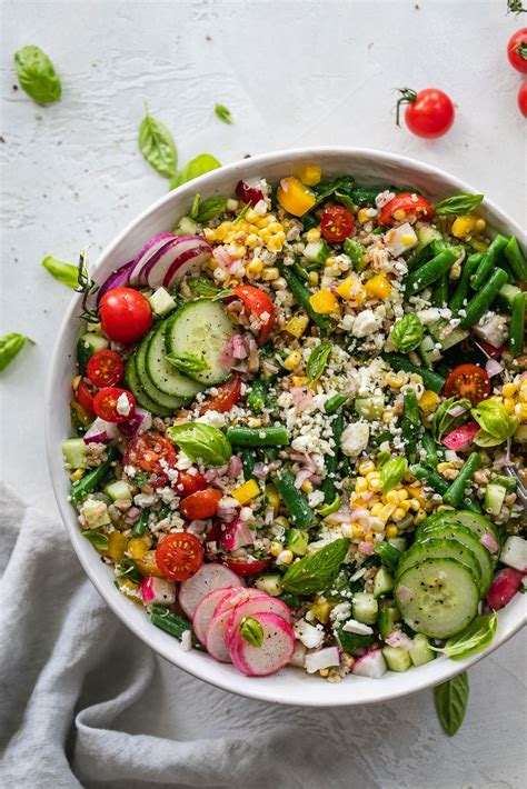 Summer Grain Salad Easy Meal Great For Lunches