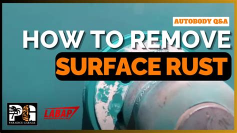 How To Remove Repair Surface Rust And More Autobody Q A