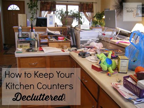 How To Keep Your Kitchen Counters Decluttered For Good Organizing