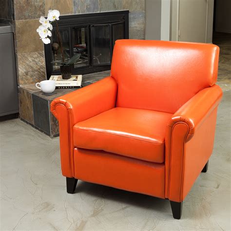 Orange Accent Chairs Home And Garden Decor