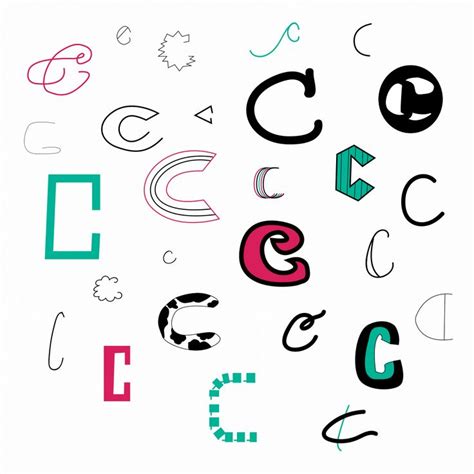 Letter C Typography And Lettering Lettering Typography Letter C