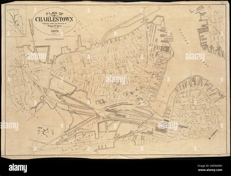 Plan Of Charlestown Charlestown Boston Mass Maps Norman B Leventhal Map Center Collection