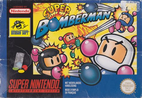 Super Bomberman 1993 Snes Box Cover Art Mobygames
