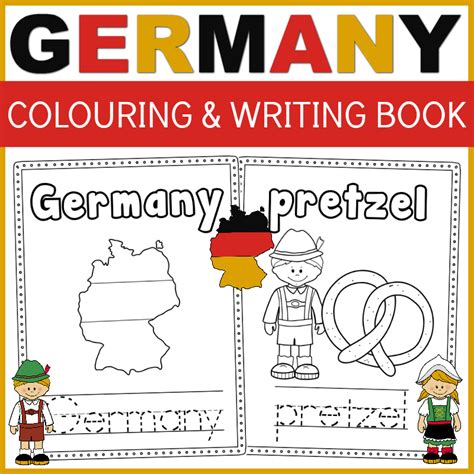 Germany Colouring And Printing Book Thrifty Mommas Tips