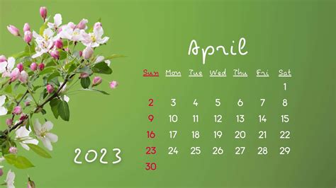 Download Image April 2023 Calendar Wallpaper