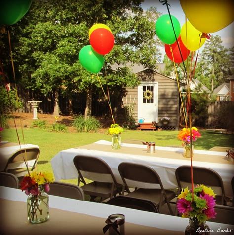 Encourage your graduate to head in the direction of their dreams with this unique backyard graduation party theme. Backyard graduation party menu | Outdoor furniture Design ...