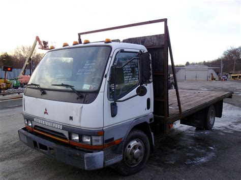 1997 Mitsubishi Fuso Fe Single Axle Flatbed Truck For Sale By Arthur