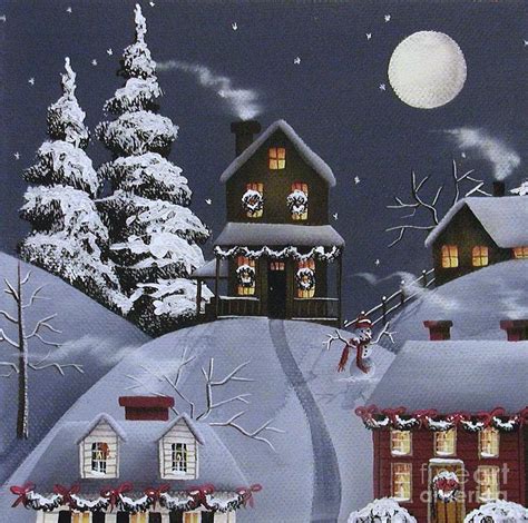 Christmas Eve Painting By Catherine Holman Fine Art America
