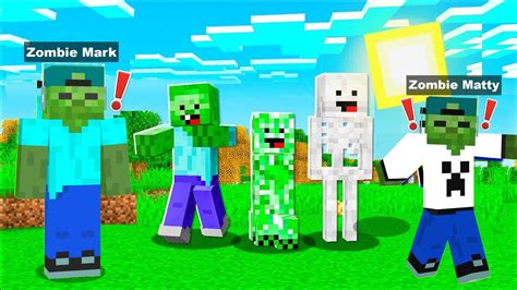 Zombie Squad Found Noob Mobs In Minecraft Youtube