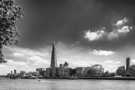 London Skyline With River Thames Reflections Uk Stock Image Image