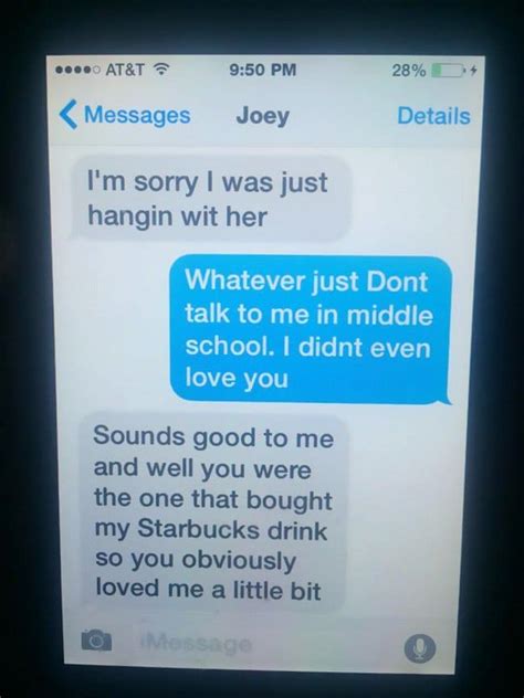year olds break   text messages