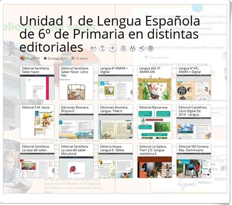 Lengua Española De Educación Primaria Unidad 1 De Lengua Española De