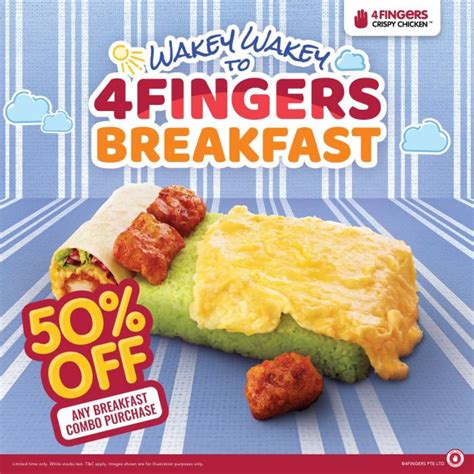 4fingers Wakey Wakey Breakfast Combos Promotion
