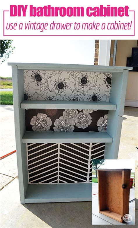 You can tackle this project in one afternoon. Hello Bathroom Drawer Cabinet! | Diy home decor, Vintage ...