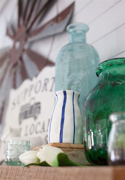 The Lettered Cottage Spring Home Tour Mantel Decor The Lettered