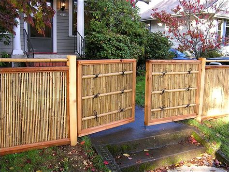 Homemade Bamboo Fence Design Philippines Home Fence Ideas