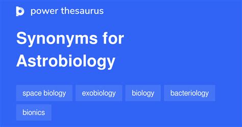 Astrobiology Synonyms 173 Words And Phrases For Astrobiology