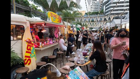 4k Walk Inside Jodd Fairs New Train Night Market On Rama 9 Road Bangkok Youtube