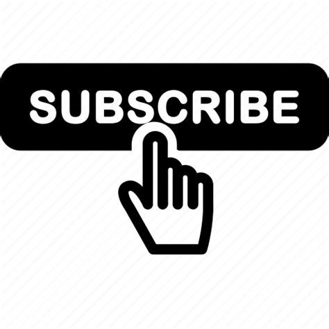 Download Black Subscribe Png Subscribe Button Black B