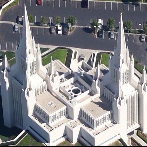 San Diego Temple From Above Check Out That Architecture