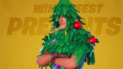 Fortnite Tree Skin How To Get The Christmas Tree Skin In Fortnite